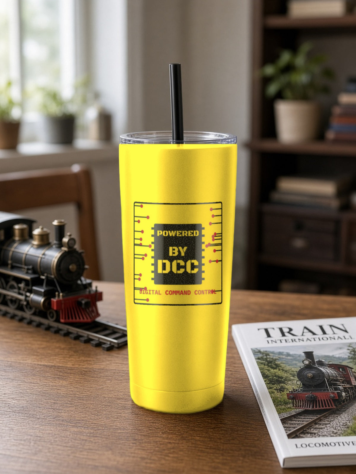 Powered By DCC Insulated Tumbler 20oz – Yellow