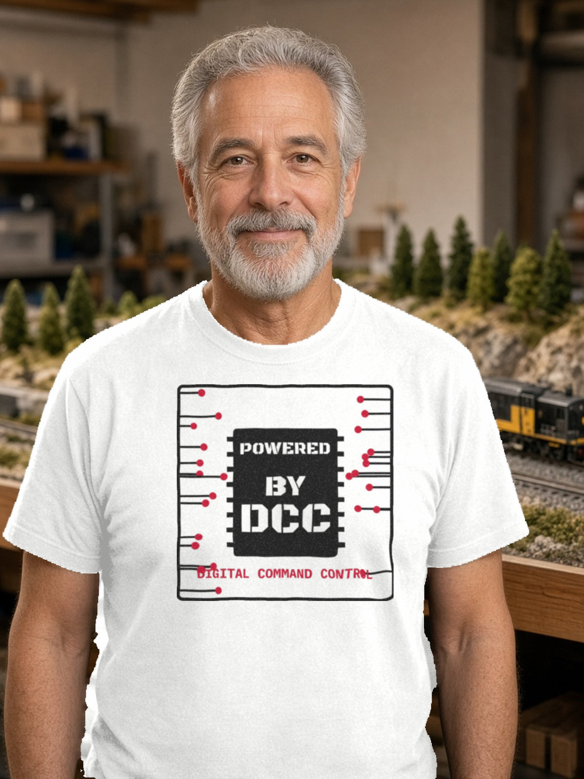 Powered By DCC – White