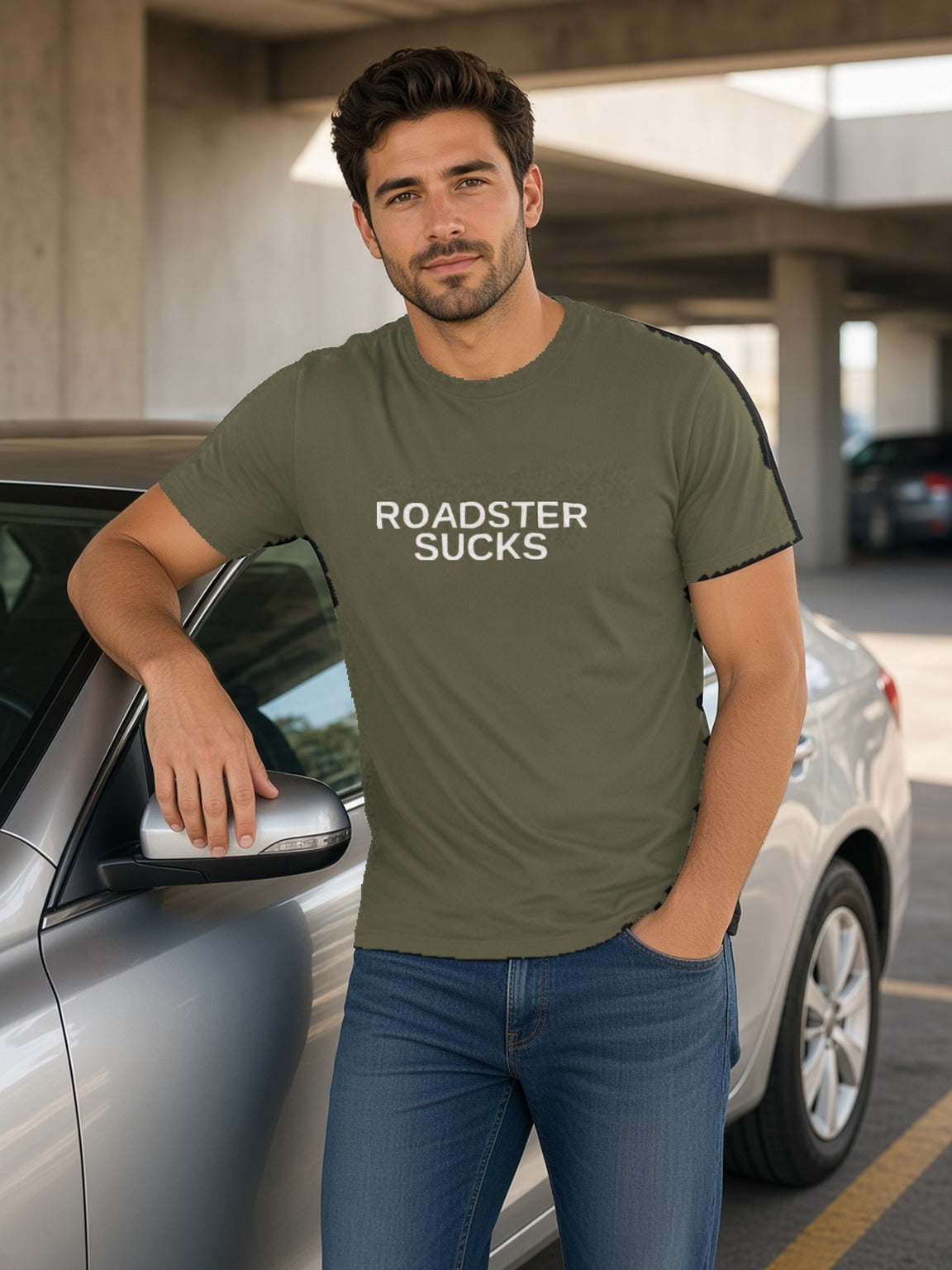 ROADSTER SUCKS Tee – Army