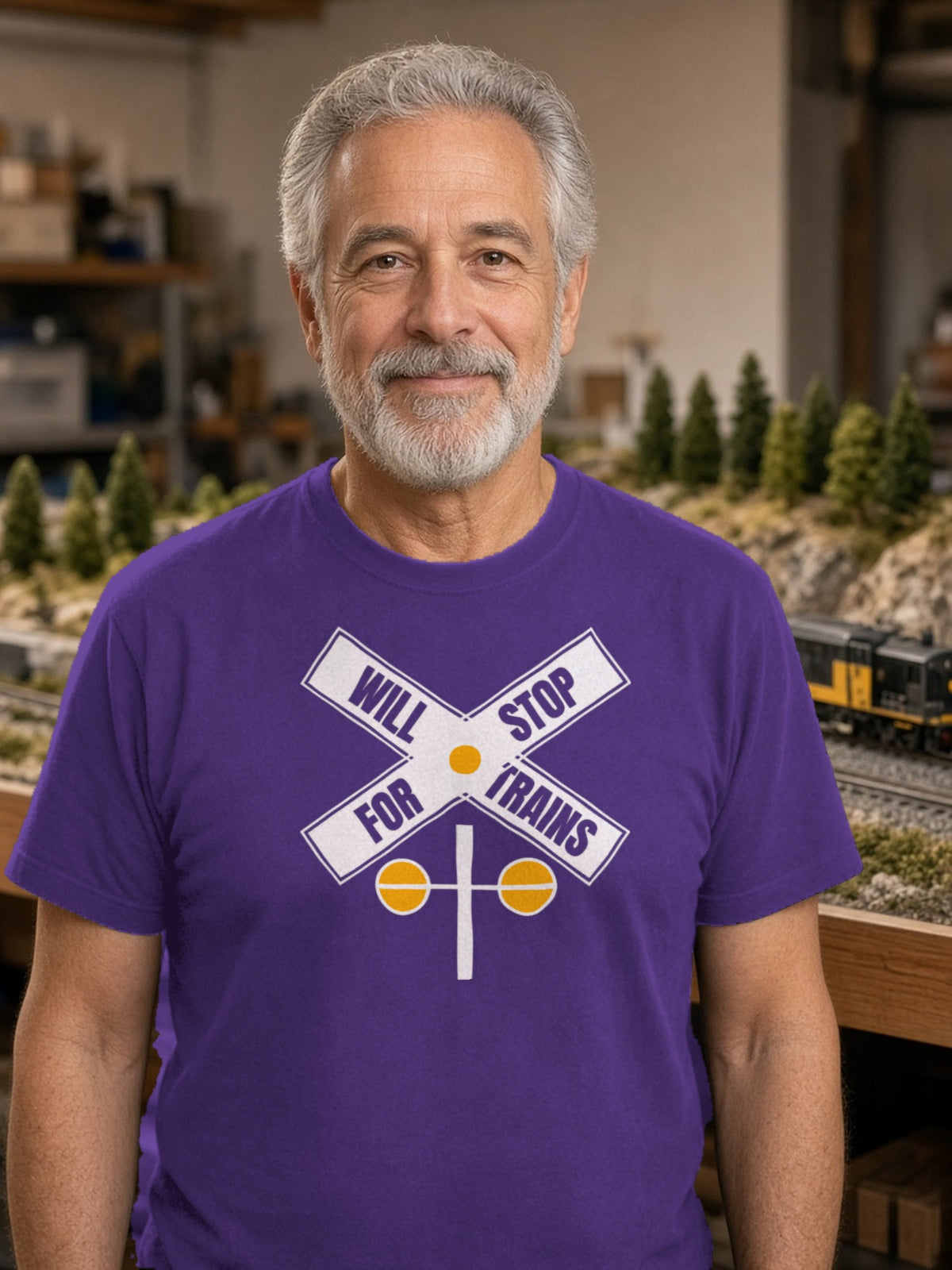 Will Stop For Trains – Team Purple