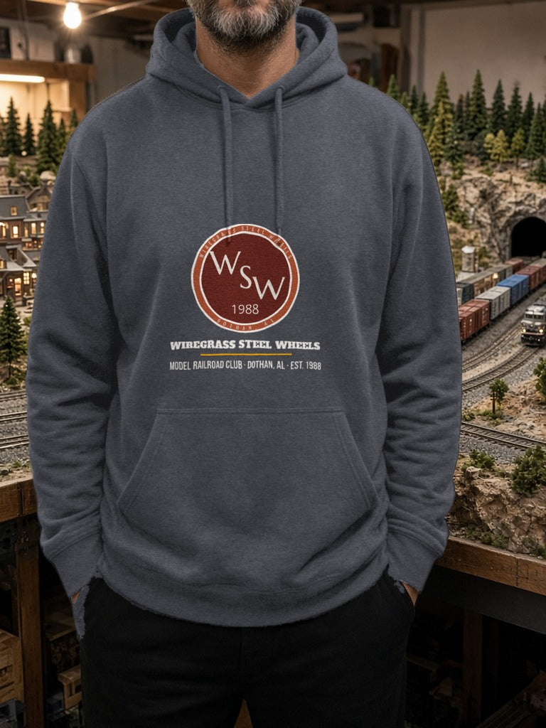 Wiregrass Layout Hoodie – Dark Heather