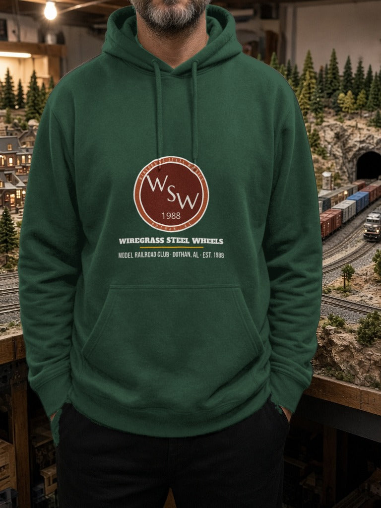 Wiregrass Layout Hoodie – Forest Green