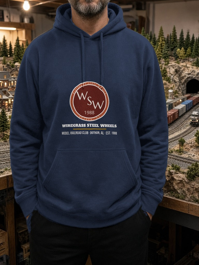 Wiregrass Layout Hoodie – Navy
