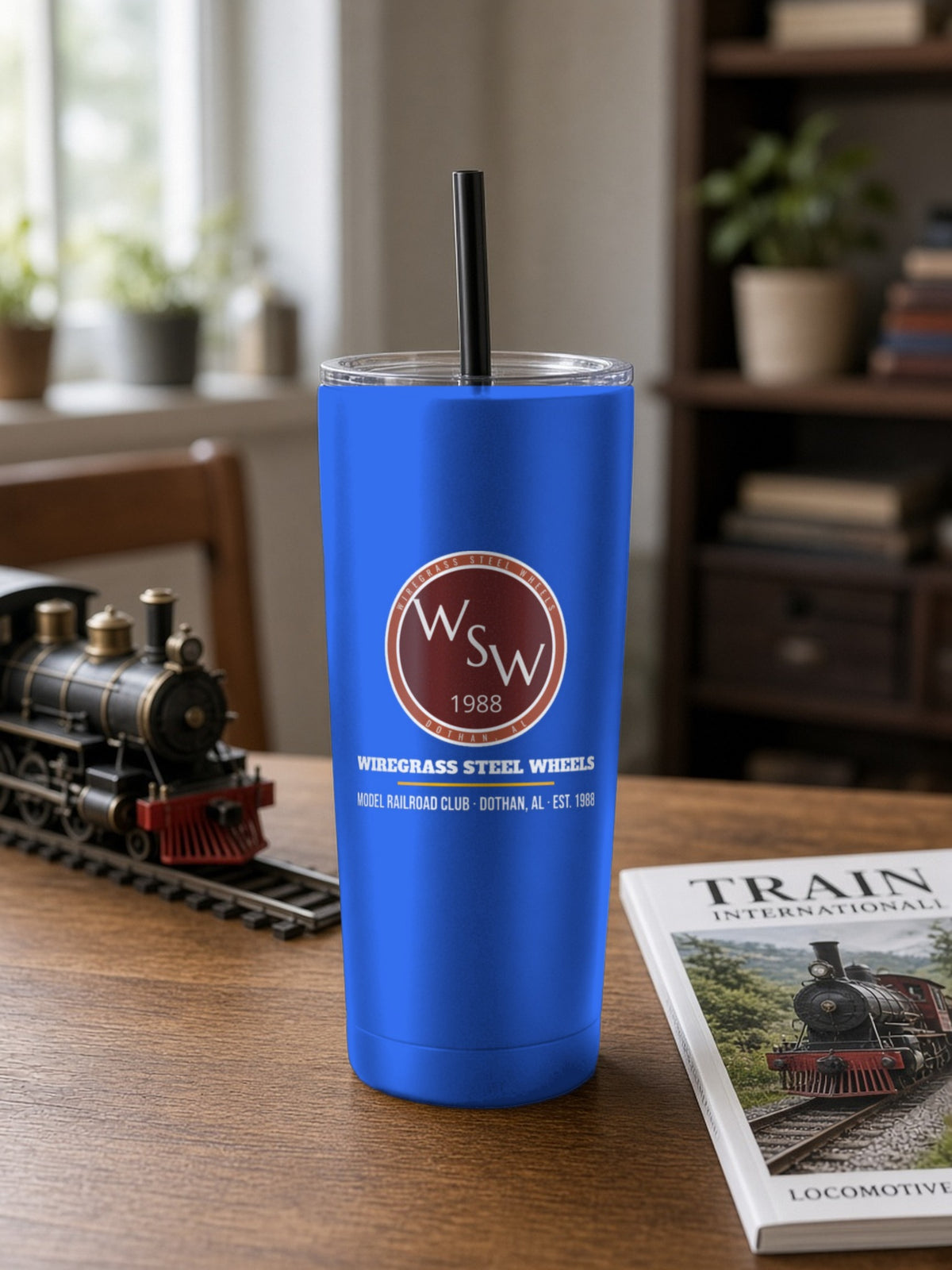 Wiregrass Layout Insulated Tumbler 20oz – Royal