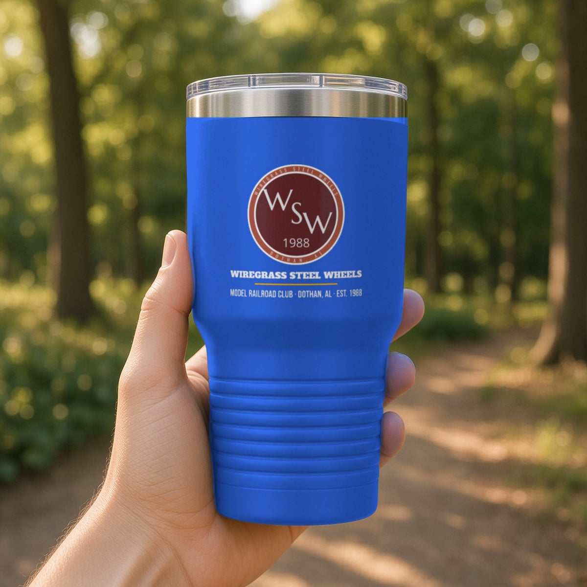 Wiregrass Layout Insulated Tumbler 30oz – Royal