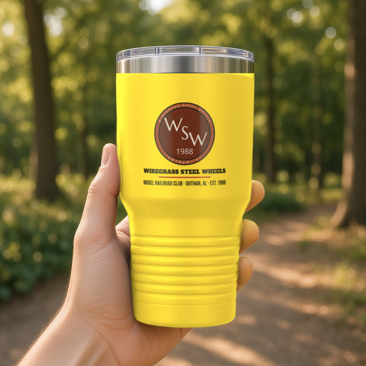 Wiregrass Layout Insulated Tumbler 30oz – Yellow