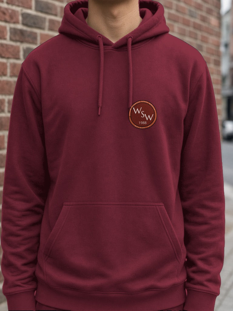 Wiregrass Steel Wheels Hoodie – Maroon