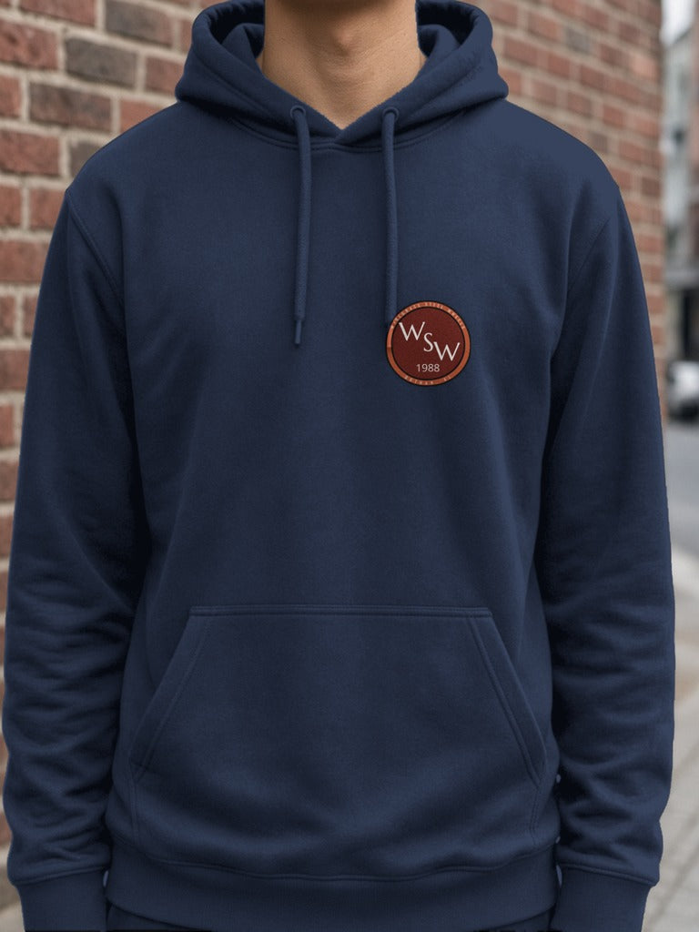 Wiregrass Steel Wheels Hoodie – Navy