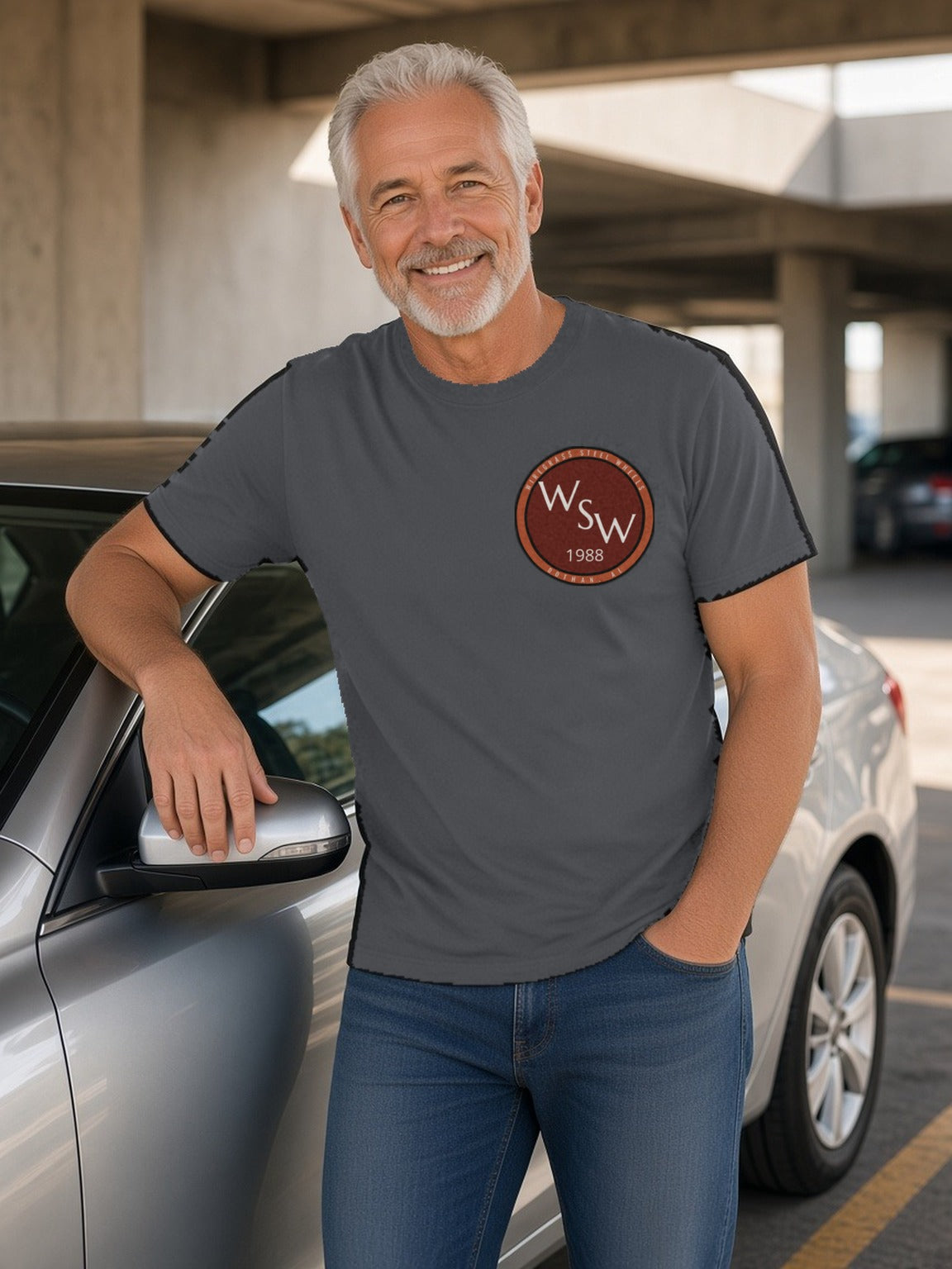 Wiregrass Steel Wheels Tee – Asphalt