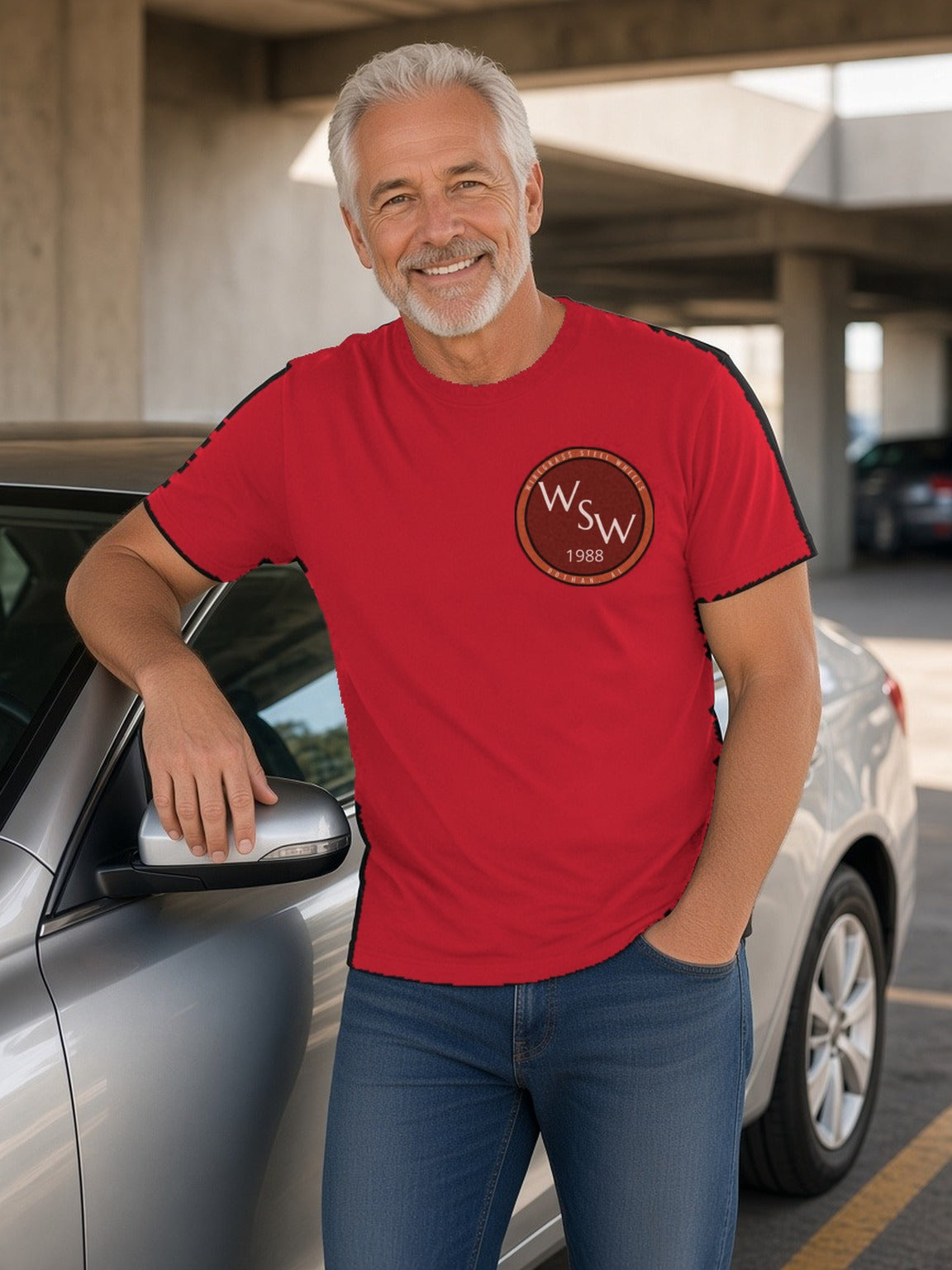 Wiregrass Steel Wheels Tee – Red