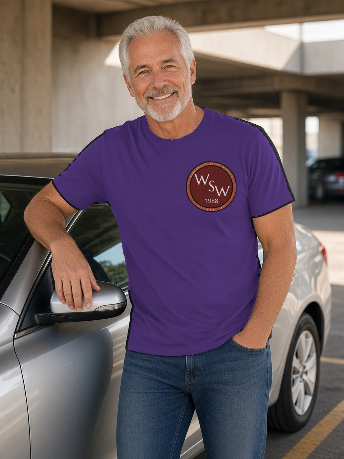 Wiregrass Steel Wheels Tee – Team Purple