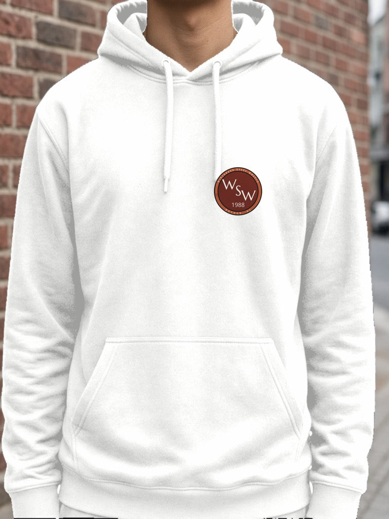 Wiregrass Steel Wheels Hoodie - White