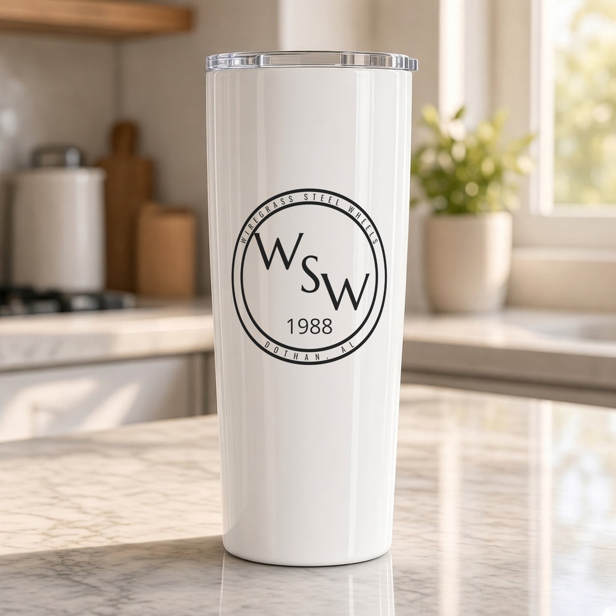 Wiregrass Steel Wheels Insulated Tumbler 30oz