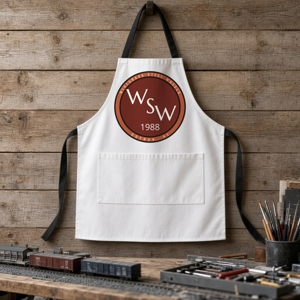 Wiregrass Steel Wheels Apron